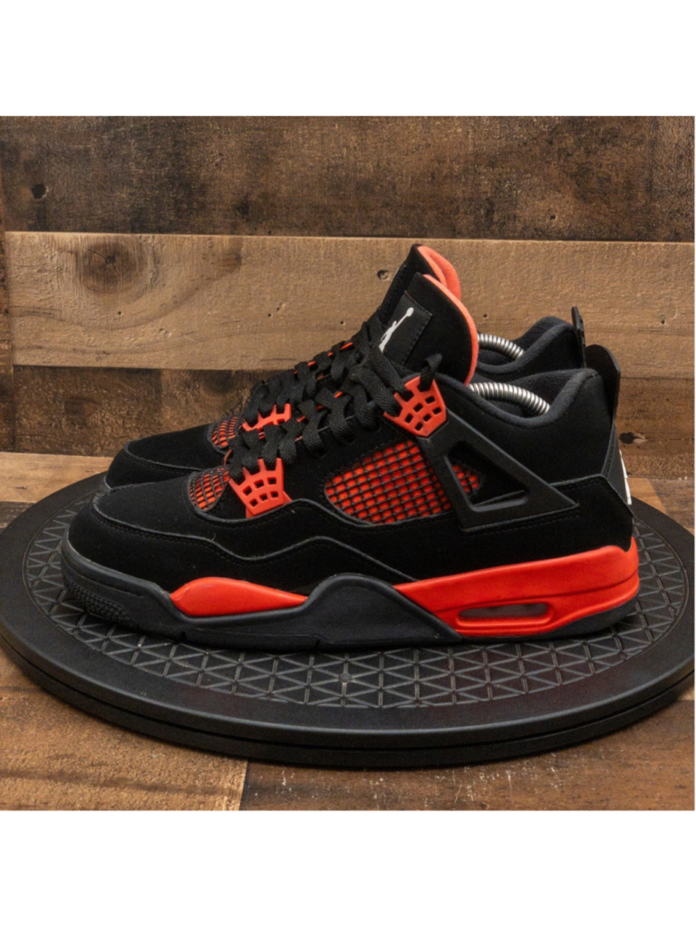 Jordan Air Jordan 4 Retro Red Thunder Black/Red CT8527-016 Men's 9 Sneakers - Picture 5 of 9